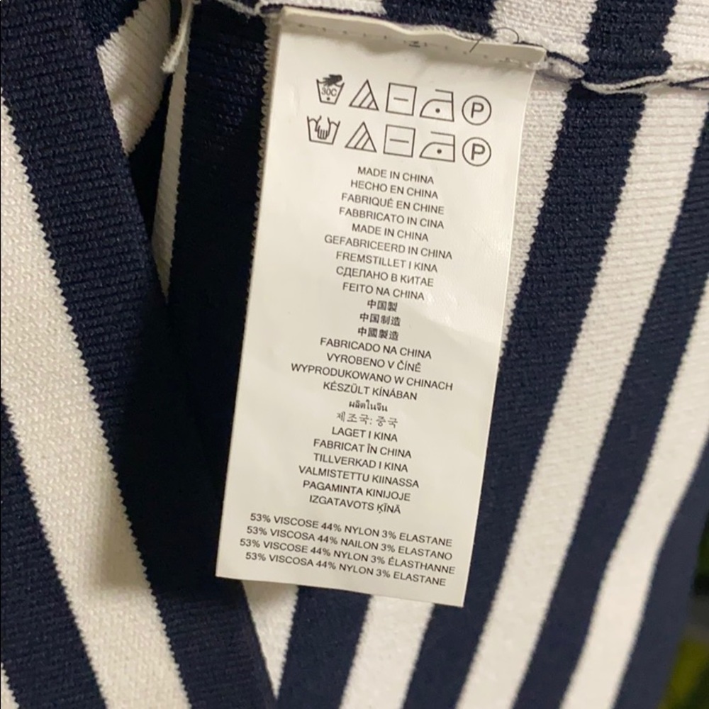 Michael Michael Kors Striped Knit Midi Dress - Picture 4 of 5